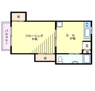 東京都新宿区新宿６丁目 賃貸アパート 1DK